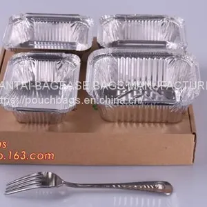 Airline Disposable Aluminium, Aluminum Foil Container for Food Packaging, Kitchenware, Tableware, Disposable, Takeaway thumbnail-1