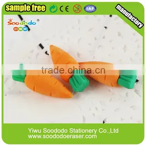 Carrot Shape Puzzle Food Eraser Set thumbnail-1