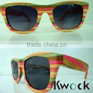 Italian Handmade Wood Sunglasses - Aviator Wooden Sunglasses Mens Sunglasses thumbnail-5