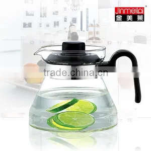 Glass Tea Pot and Coffee Pot ,water Bottle, be Safe to Heat Over Fire thumbnail-2