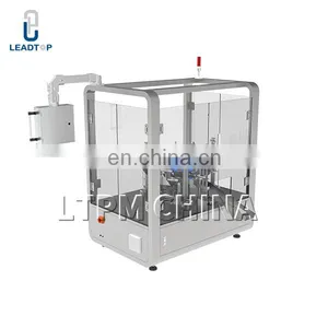 GMP Standard Dropper Bottle Semi Automatic Rotary Cartoning Machine For Glasses thumbnail-3