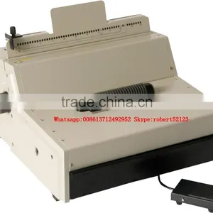 NanBo C338 Factory Cheapest Price Plastic Coil Spiral Binding Machine thumbnail-6