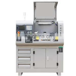 Cnc Lathe CNC210 Metal Mini Cnc Lathe Machine With Siemens System Controller thumbnail-1