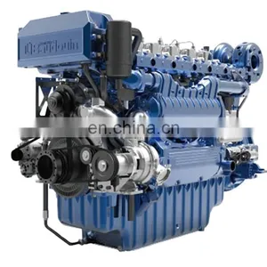 Genuine 12 Cylinder 4 Stroke 1300hp 12M33C1300-15 Weichai Marine Diesel Engine thumbnail-1