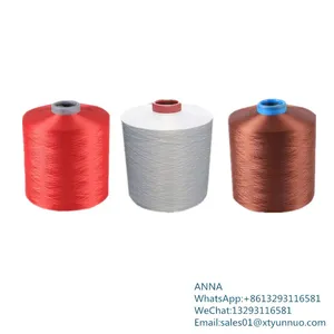 High Elasticity Thread 100% Polyester Yarn Spun Tube Yarn Colorful Polyester thumbnail-4