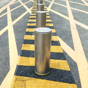 UPARK Reliable Factory Fixed Bollard Without Led Light for School Street Parking Lot thumbnail-2