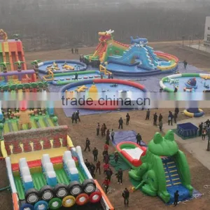 2016 New Durable Inflatable Lobster Theme and Other Series Water Park With Pool on Land Interesting for Kids Playing thumbnail-2