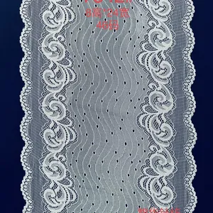 Factory Sale Lace Trim Ribbon Stretchy Lace With Floral Pattern for Bridal Wedding Decorations, Sewing DIY Making and DIY Crafts thumbnail-4