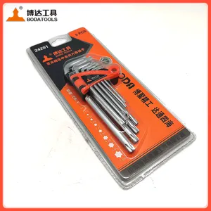 Industrial-grade Ball-head Hexagonal Wrench Set Extended and Medium-length Hexagonal Screw Wrench for Wholesale thumbnail-5