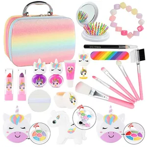 Wholesale Kids Makeup Sets for Girls Toys Cosmetics Set Kids Make up Plastic for Perform Make up Kids Diy Art Supplies thumbnail-1