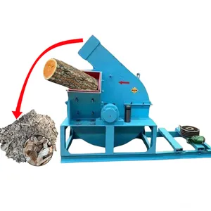 3-5cm Wood Chipper Pine and Poplar Log Slicer Wood Crusher Disc Type Waste Wood Chipper thumbnail-1