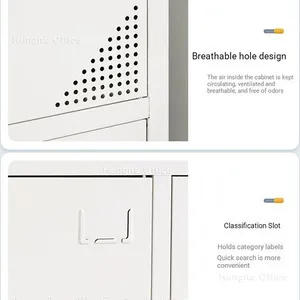 Industrial Workshop Industrial Worker Storage Locker | Thickened Cold Rolled Steel Cabinet | With Electrostatic Spraying thumbnail-4