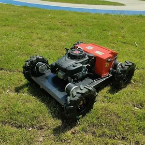 Petrol Cordless 4-Stroke Industrial Grade Self Propelled 20-Inch Cutting Blade Multifunctional RC Grass Cutting Machine thumbnail-1