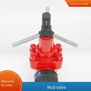 Langfeng Hard-sealed Mud Gate Valve Z23y-350 Dn50 for Drilling, Oil Fields and Water Injection thumbnail-1