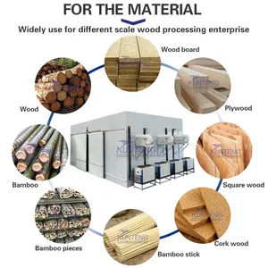 Customizable Professional Poplar White Wax Wood Boards Paper Tube Drying Kiln EPC thumbnail-5