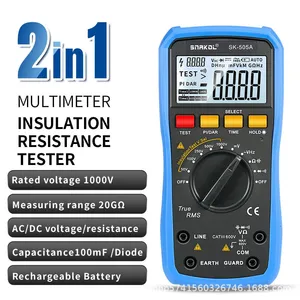 SNAKOL SK-505A Digital Multimeter With High-Precision Insulation Test and 2-Year Warranty thumbnail-3