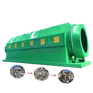 Automatic Plastic Metal Aluminum Waste Separator Machine Trommel Screen Waste Sorting Machine EPC thumbnail-1