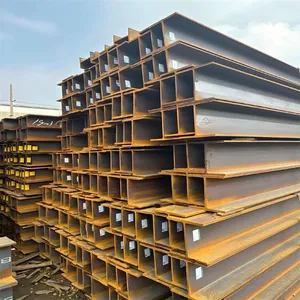 Factory Welded H Beam HW HM HN H Section Steel Custom Size Cutting Hot Dip Galvanized H Beam for Prefab House Construction thumbnail-5