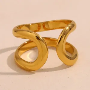 Stainless Steel Ring, 4mm Wide, Matte Finish, 22mm Inner Diameter, Nickel-Free, Bulk Stock Supplier thumbnail-2