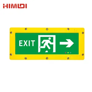  Explosion Proof Exit Sign Light IP66 Aluminum Alloy LED Evacuation Indicator for Chemical Plant  thumbnail-1