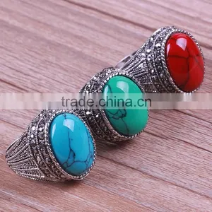 Yiwu Black Spinel Jewelry Single Stone Ring thumbnail-6
