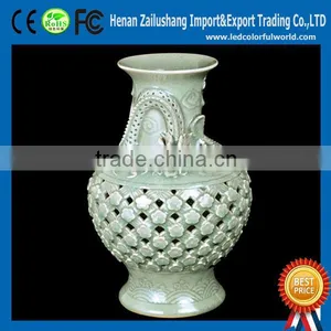 Chinese Dragon Ceramic Vase Symbolize Noble and Elegant For Porcelain Gifts/Decoration/Collection thumbnail-1