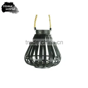 2016 New Candle Decoration Vintage Candle Lantern Chinese Candle Bamboo Weaved Lantern thumbnail-2