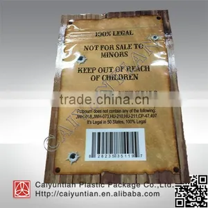 Custom 3g WANTED Herbal Incense Packaging Bags thumbnail-2