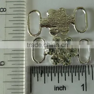 Rhinestone Buckles Sliders, Sew On Buckles Notions 1pc, Swimwear/Lingerie Buckle thumbnail-1