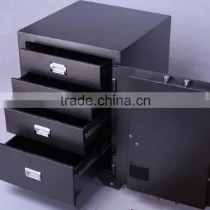 Fingerprint Fire Resistant and Fireproof Safe Box With Drawers for Office and Bank Use thumbnail-4