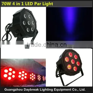Dmx Stage Lighting Led Par64, Led Falt Par64, 7x10w Led Par thumbnail-1
