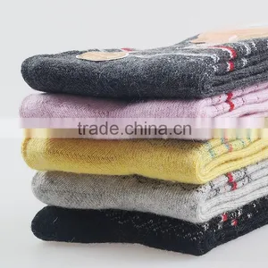 5 Pairs Women Fashion Dress Socks Winter Rabbit Wool Socks thumbnail-2
