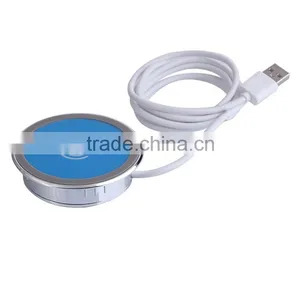 QI Wireless Desktop Charger for Office Desk Phone Charging thumbnail-1
