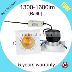 6w 9w 10w 15w 20w 30w 40w 50w Square Led Cob Downlight thumbnail-3