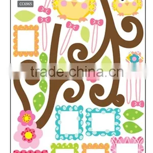 ALFOREVER the Owl Photoframe Decals,owl Photoframe Sticker thumbnail-2