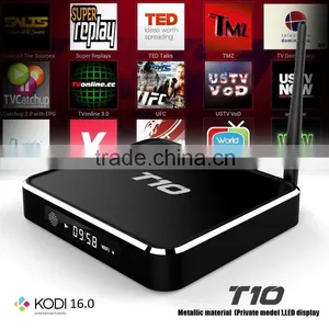 T10 TV Box Original ILepo TV BOX , ILepo Android tv Box, Quad Core Android 4.4 Smart TV Box Kit 4K thumbnail-2