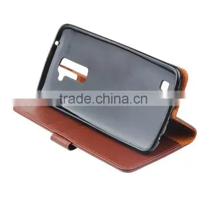 MMT PU Leather Case For K8 Litchi Grain Photo Frame Cover Wallet Style Stand Flip Card Slot MT-5666 thumbnail-3
