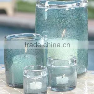 Decorative Bubble Glass Candle Jar thumbnail-1