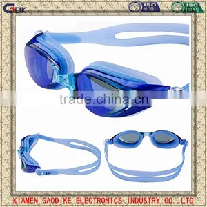 Blue Lenses Color and Polycarbonate Lenses Material Swim Goggle thumbnail-1