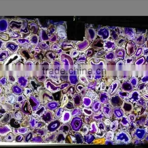 Semi Preious Purple Raw Brazil Agate thumbnail-1