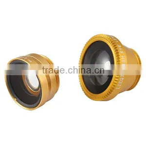 3 In1 0.65 X Wide Angle Macro 180degree Fisheye Lens for Mobile Phone Tablet Camera thumbnail-3