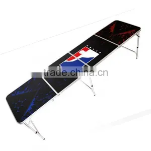 8ft Aluminum Folding Beer Pong Table thumbnail-6