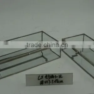 Decorative Rectangle Storage Glass Box With Lid thumbnail-1