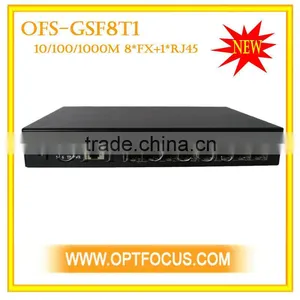 1000M 8FX+1TX Fiber Switch thumbnail-1