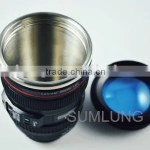 SL-KW1 Lens Cup for Canon Camera Stainless Steel Travel Lens Cup , Water Coffee Cup , Gift Cup , Vacuum Cup thumbnail-1