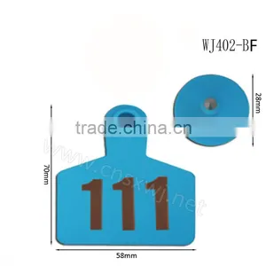 Plastic TPU Ear Tag With Metal Neil Male Tag WJ402-BF thumbnail-5