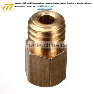 Customized Extrusion Head Copper Brass Nozzle for 3D Printer thumbnail-6