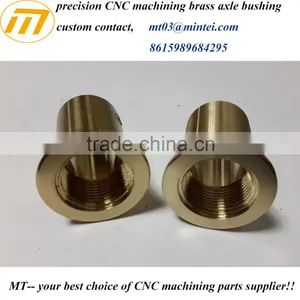 Professional CNC Machining Brass Axle Bushing thumbnail-1