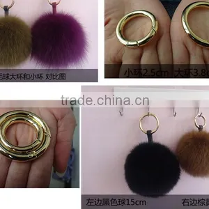 2016 New Fashion Genuine Fox Fur Ball for Keychain Bag Toy Accessories thumbnail-1