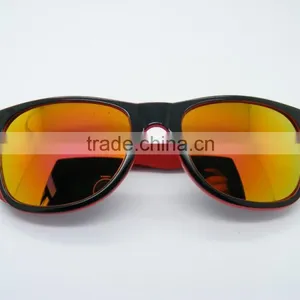 Taizhou Duqiao Factory Gold Mirror Lenses Sunglasses WithPC Farme thumbnail-5